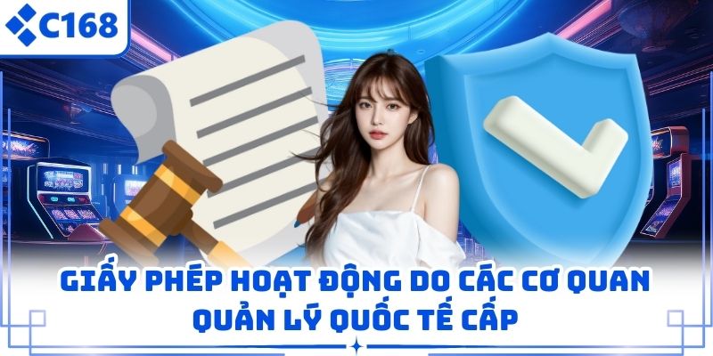 Giấy phép hoạt động do các cơ quan quản lý quốc tế cấp